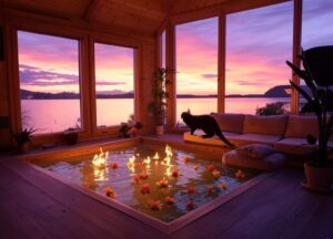 الإقامة في أكواخ صبنجة